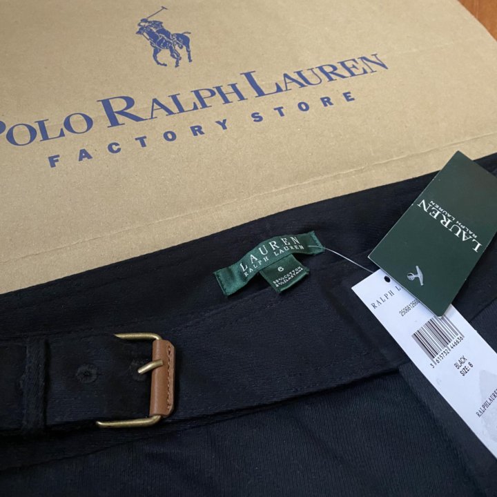 Новые брюки чёрного цвета Ralph Lauren