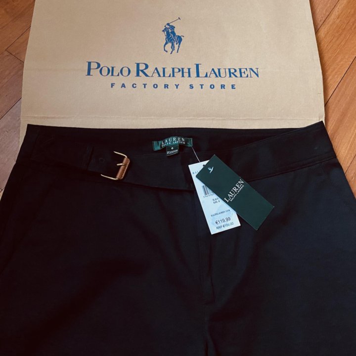 Новые брюки чёрного цвета Ralph Lauren