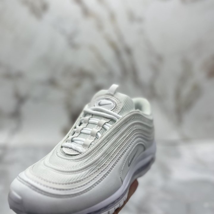 Nike Air Max 97 Triple White Wolf Grey