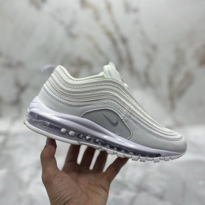 Nike Air Max 97 Triple White Wolf Grey