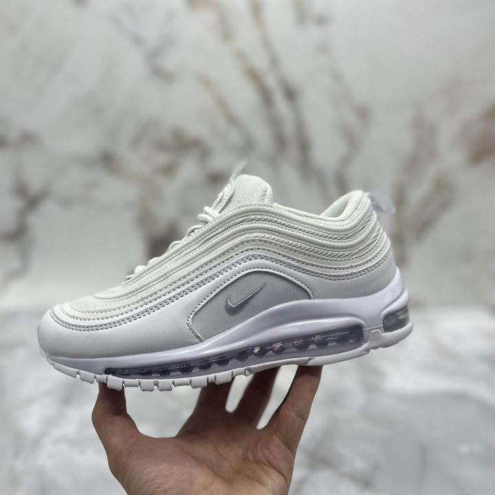 Nike Air Max 97 Triple White Wolf Grey