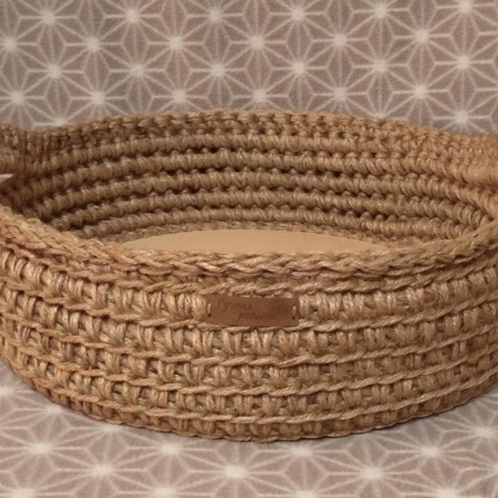 Поднос из джута