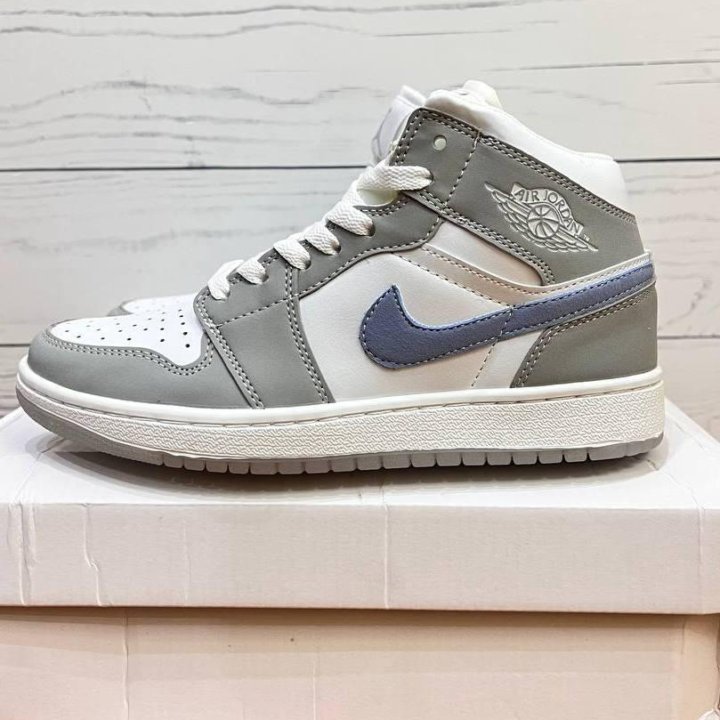 Кроссовки Nike Air Jordan 1 Grey (37-41)