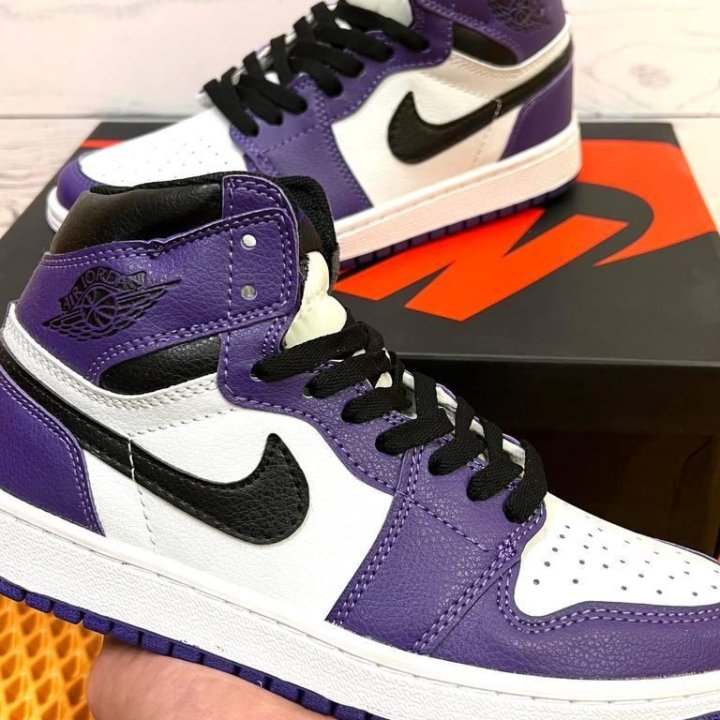 Кроссовки Nike Air Jordan 1 Violet (37-41)