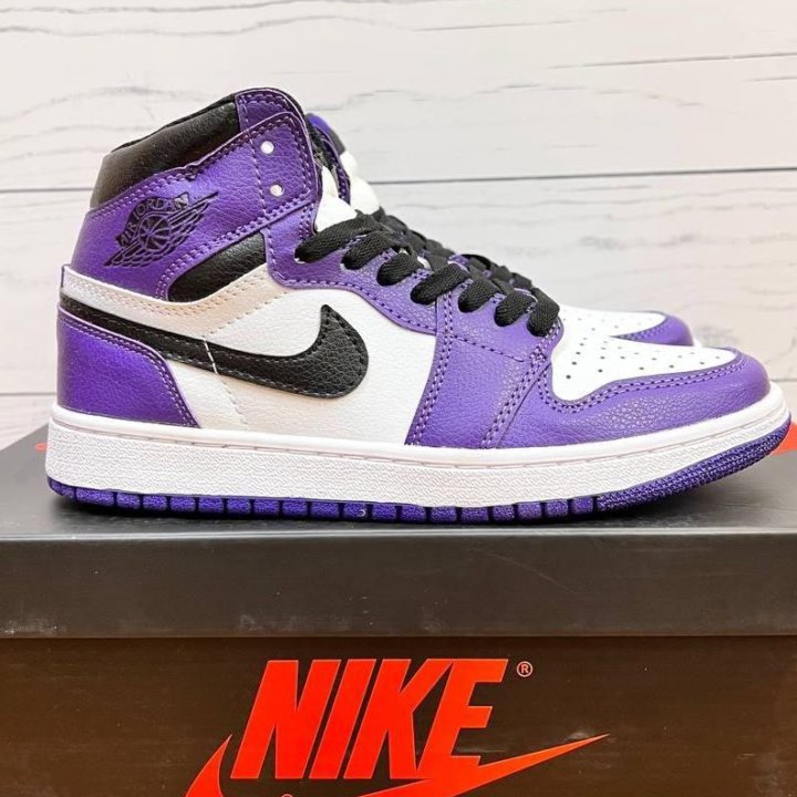 Кроссовки Nike Air Jordan 1 Violet (37-41)