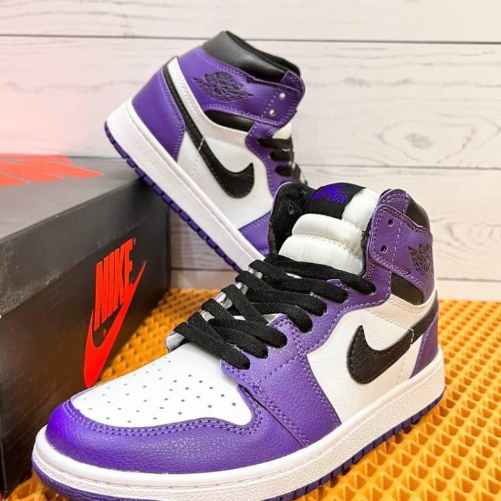 Кроссовки Nike Air Jordan 1 Violet (37-41)