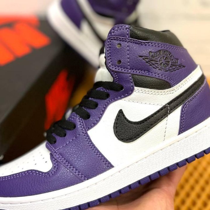 Кроссовки Nike Air Jordan 1 Violet (37-41)