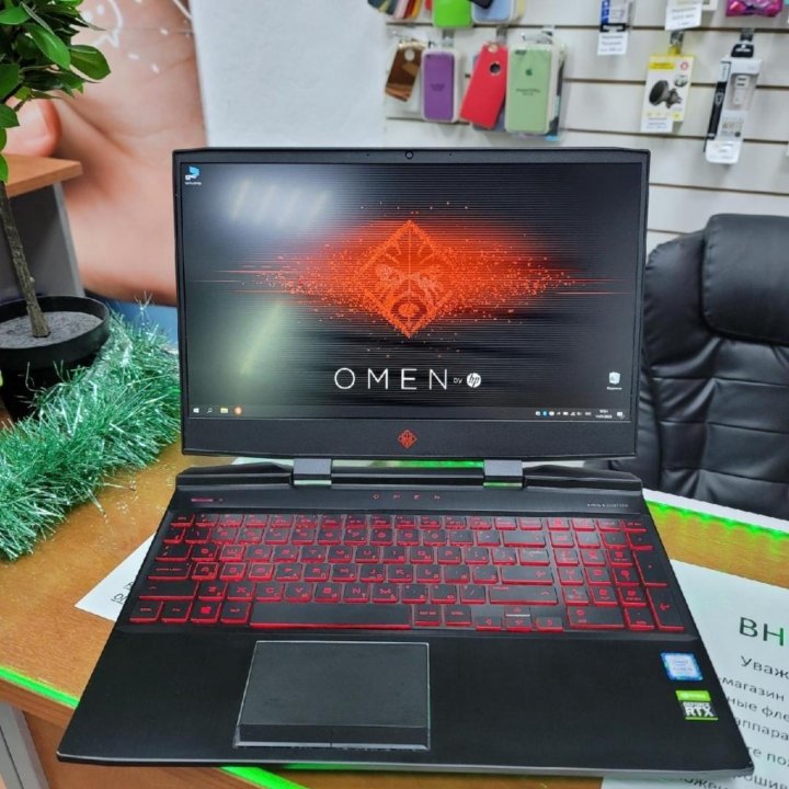 Мощный ноутбук Omen i5/SSD/RTX