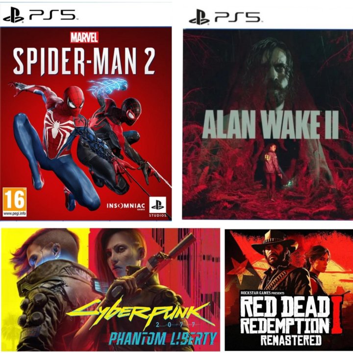 PS4 / PS5 игры / Spider-Man 2 / MK1 и прочие