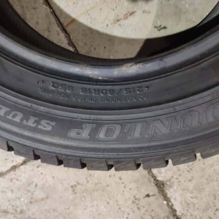 Dunlop 215/60/16 зима 1шт