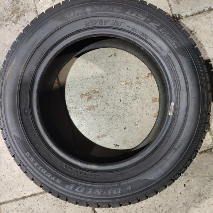 Dunlop 215/60/16 зима 1шт