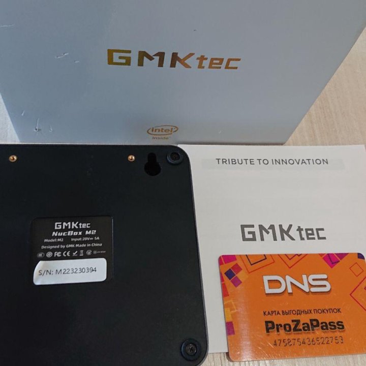 Минипк GMKtec NucBox М2 5Ggz 64GBt 250GBt