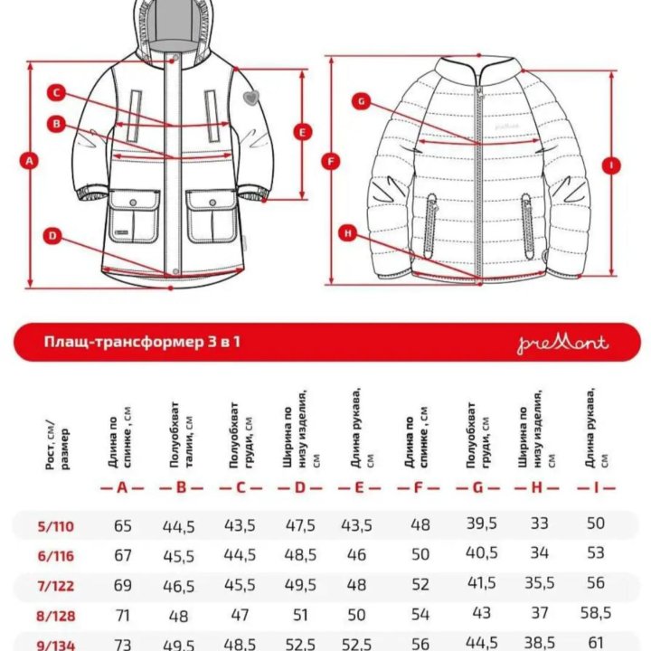 Плащ-транформер(плащ+куртка) демисезон р.152