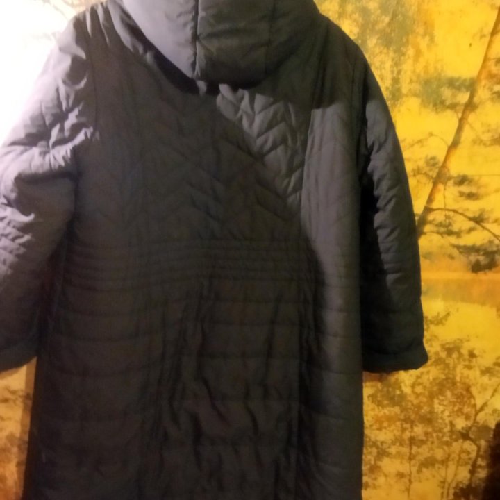Пуховик зима 58/60 р-р, б/у