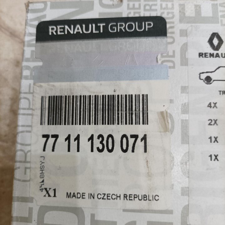 Тормозные колодки renault