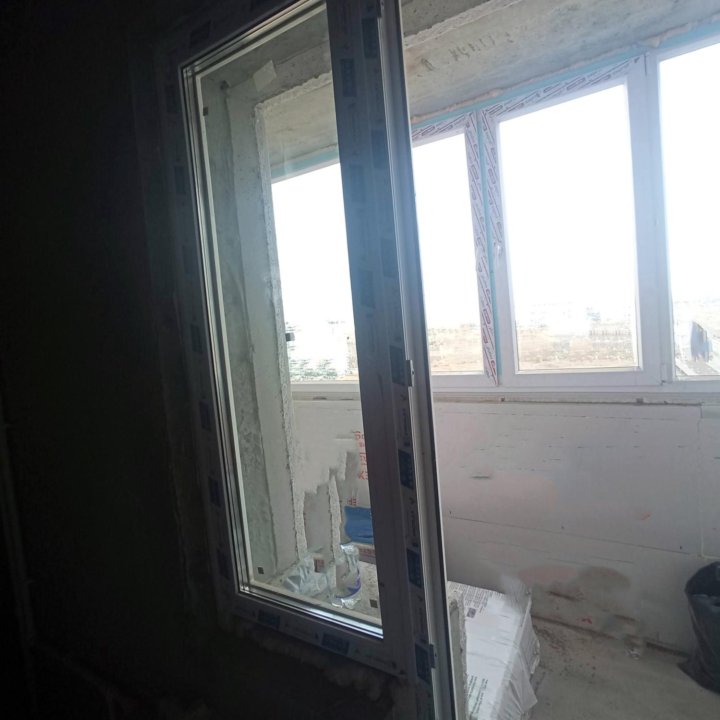Балконная дверь и окно пвх