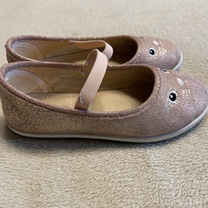 Летние ботиночки с мордочкой кошки KDX 27размер