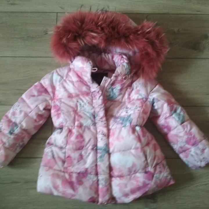 Куртка для девочки 104. pulka. Зима