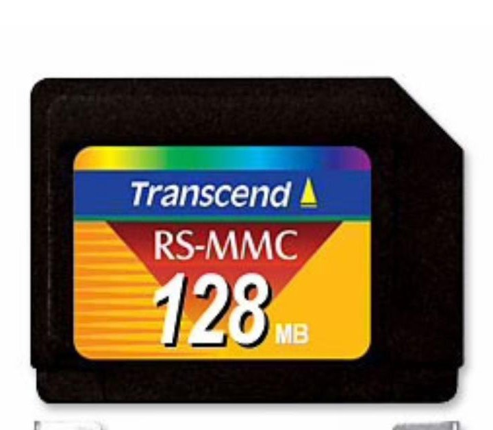 Карта памяти 128 Mb. RS-MMC Transcend