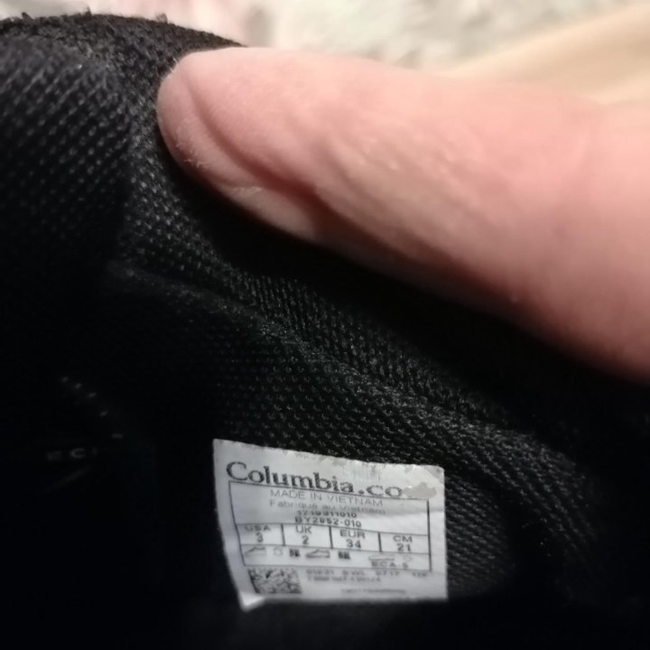 Ботинки Columbia демисезонные 34р (21 см)
