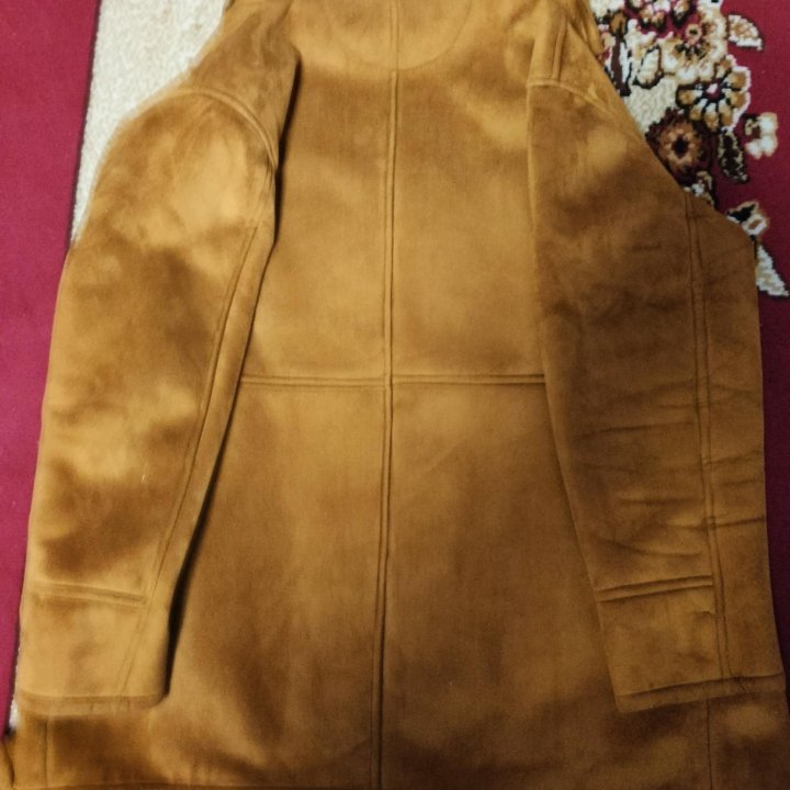 Куртка мужская с мехом замша 50-52