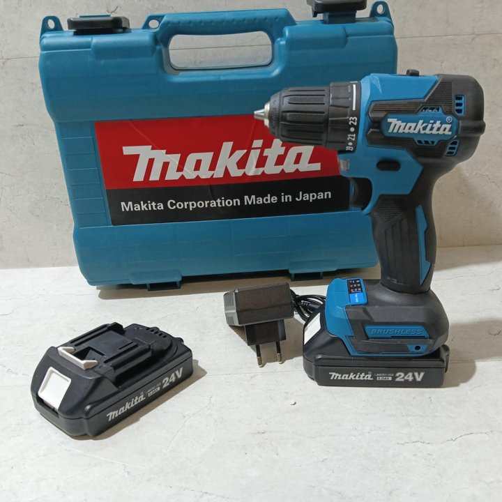 Бесшеточный шуруповерт Makita 24 volt