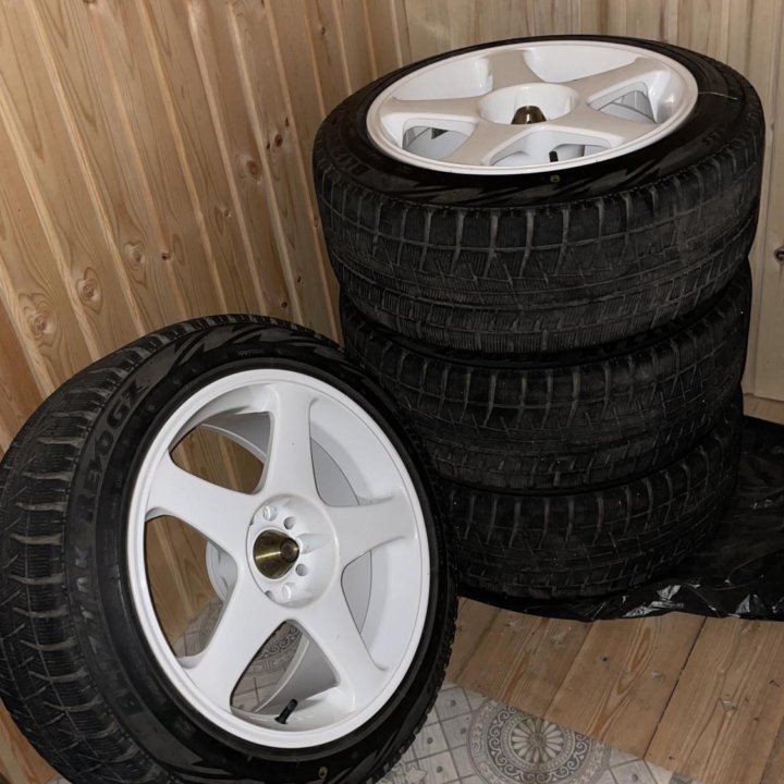 Диски Work RS-Z Резина Bridgestone 245/45/17