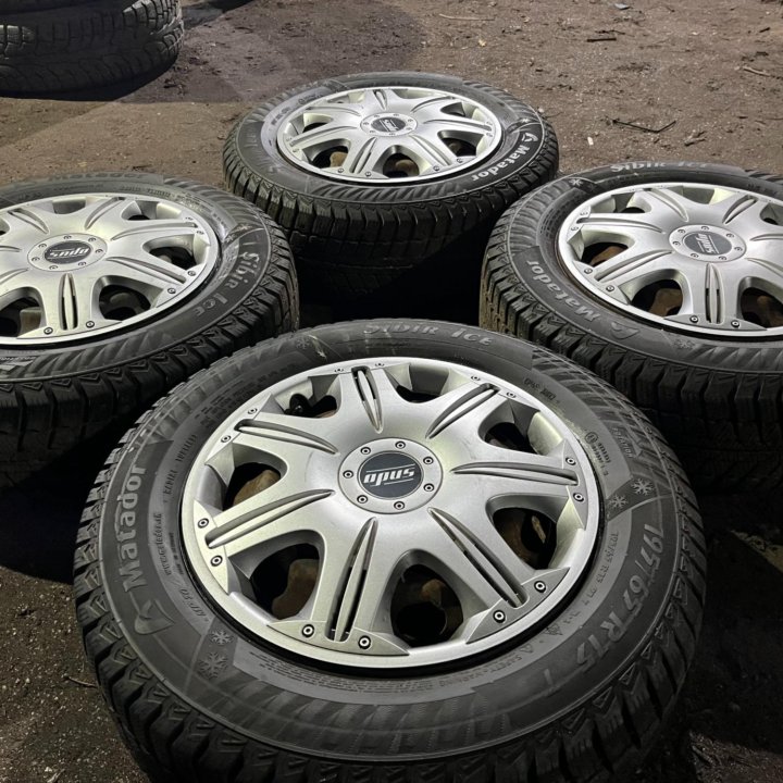 Зима Matador 195/65 R15 Диски Ford Focus 5x108