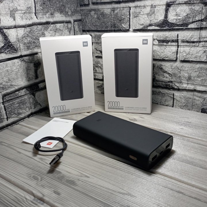 Внешний аккумулятор Power Bank Xiaomi 20000 mAh