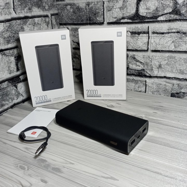 Внешний аккумулятор Power Bank Xiaomi 20000 mAh