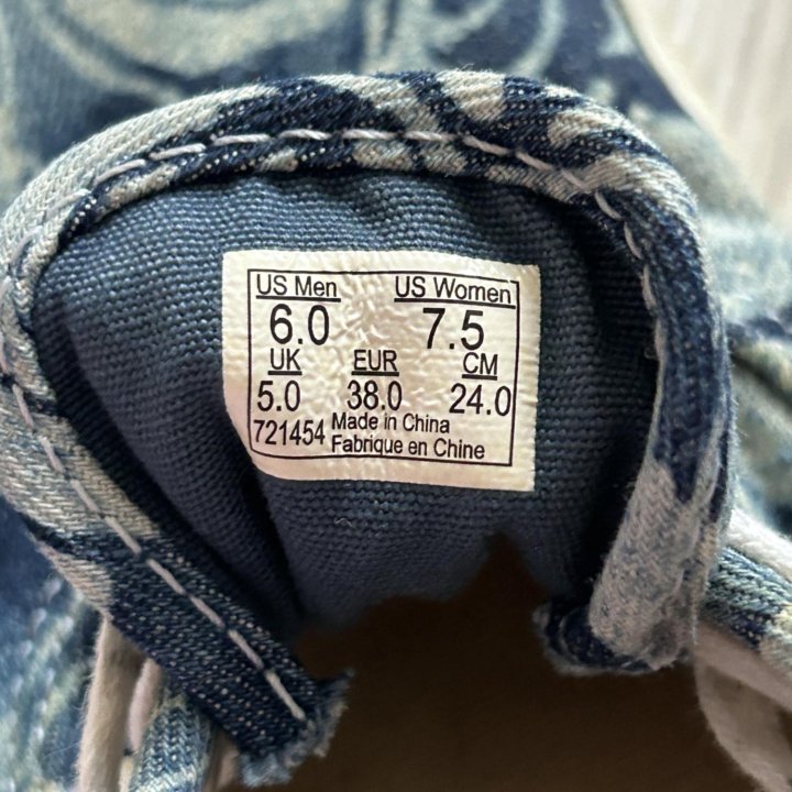 Кеды vans 37-37,5