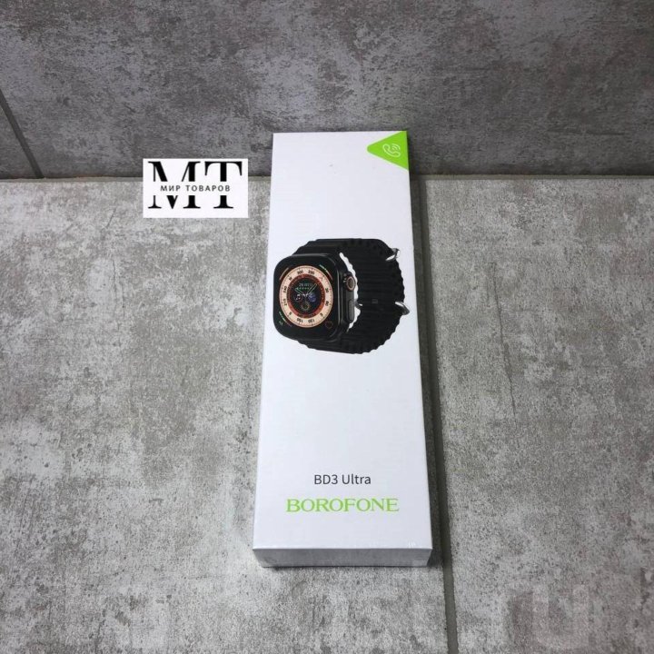 Смарт часы Borofone BD3 Ultra 49mm (черный)