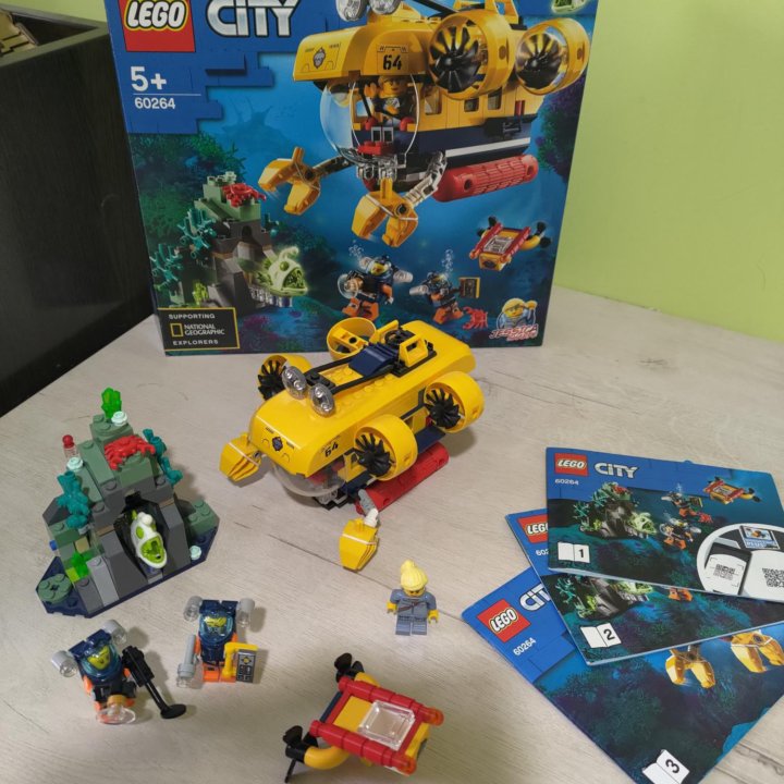 Lego City Океан - подводная лодка 60264