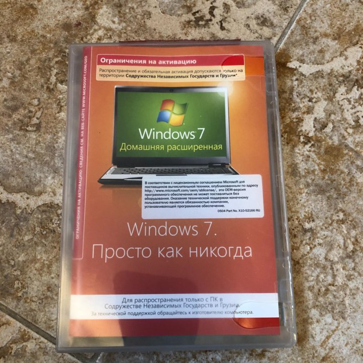 Windows 7 домашняя расширенная OEM русская