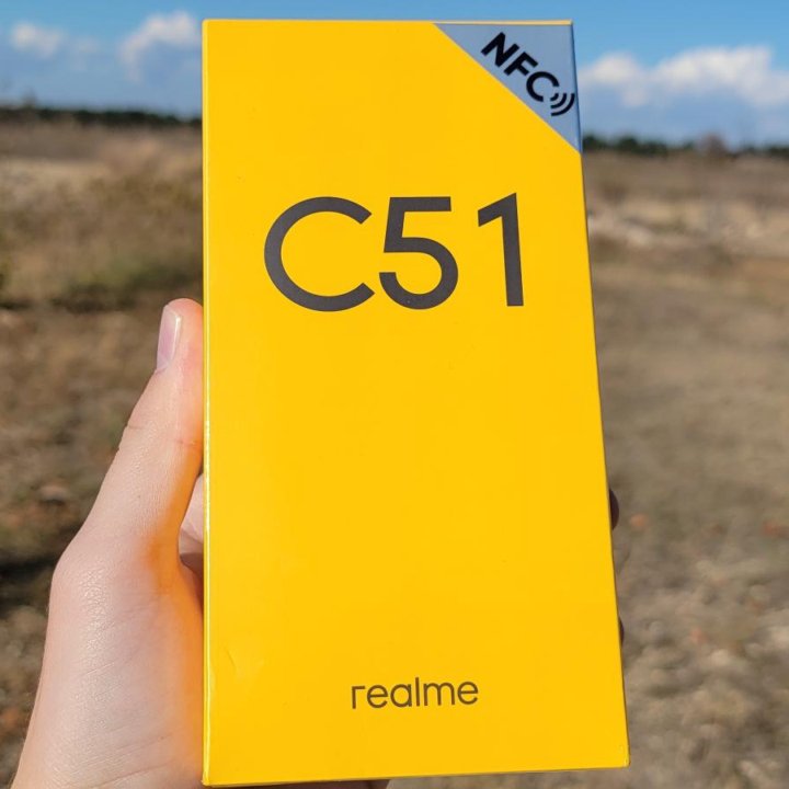 Realme C51 4/128Gb Black Новый