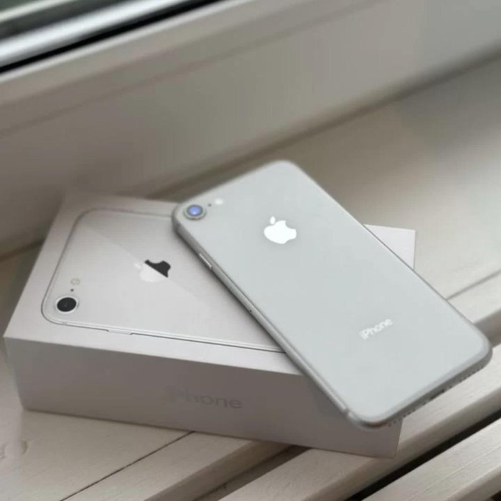 iPhone 8 128gb Silver RFB Магазин, Рассрочка