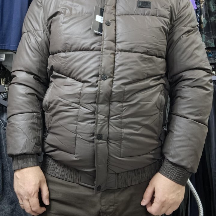 Куртка зимняя с флисом мужская размеры от 44 до 56