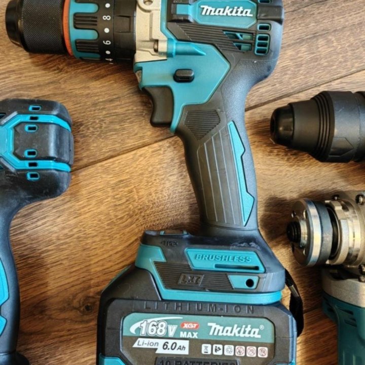 Makita 6в1. Набор аккумуляторного инструмента