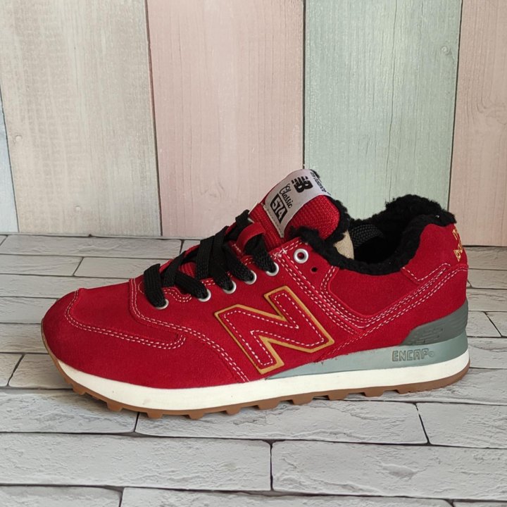 КРОССОВКИ ЖЕНСКИЕ ЗИМНИЕ С МЕХОМ NEW BALANCE 574