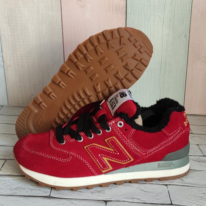 КРОССОВКИ ЖЕНСКИЕ ЗИМНИЕ С МЕХОМ NEW BALANCE 574