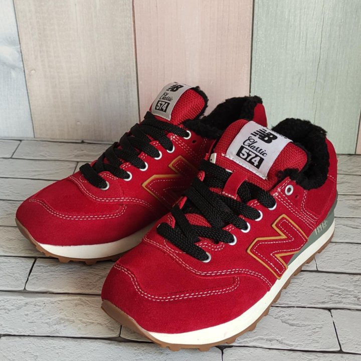 КРОССОВКИ ЖЕНСКИЕ ЗИМНИЕ С МЕХОМ NEW BALANCE 574