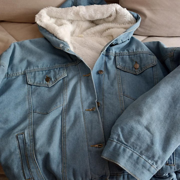 Куртка джинсовая на меху