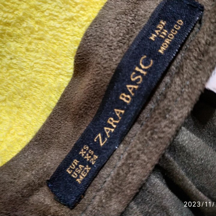 Юбка Zara искусственная замша