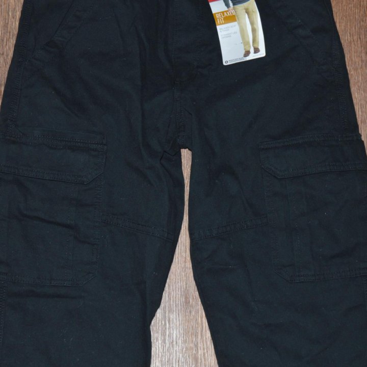 Брюки Wrangler Cargo W30 L30 Black