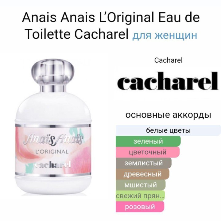 EDT CACHAREL Anais Anais L'Original