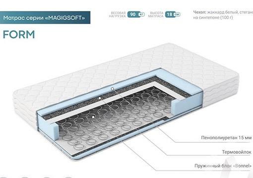 Матрас magicsoft form 100 новые