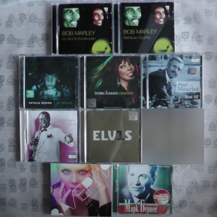 Музыкальные диски CD и mp3