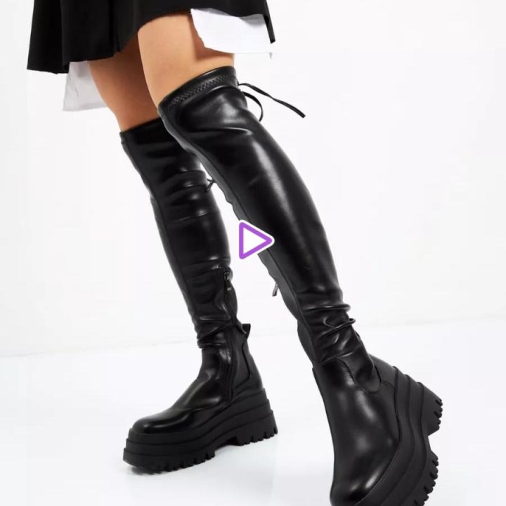 высокие ботфорты