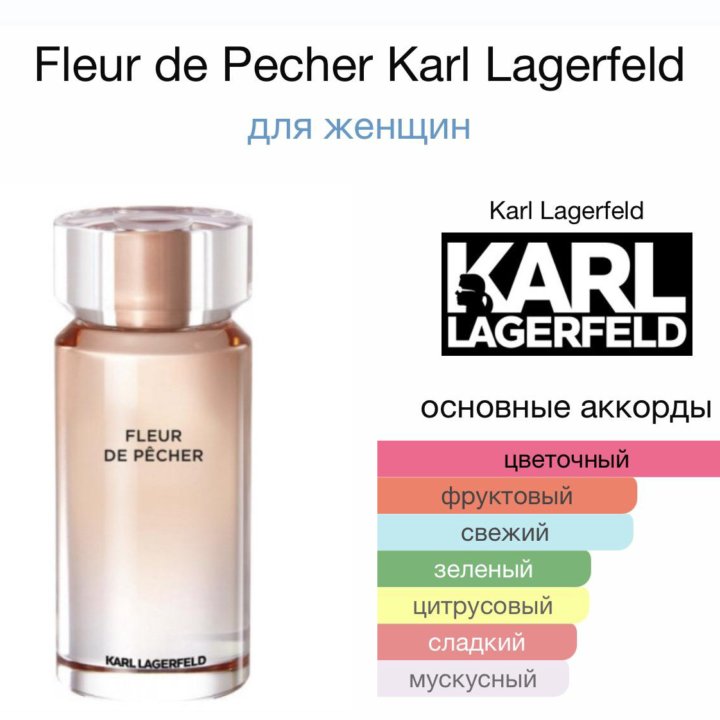 Женские духи Fleur de Pecher Karl Lagerfeld