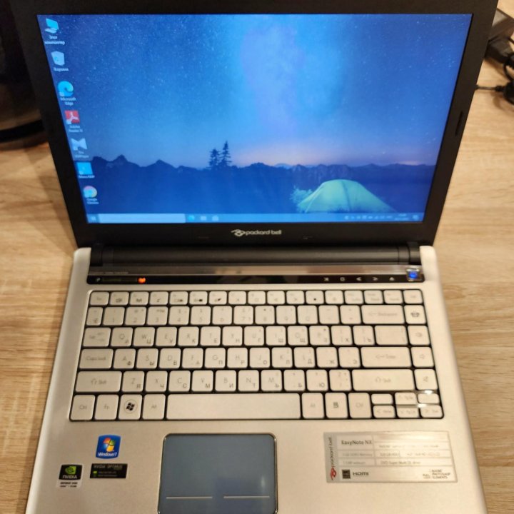 Packard Bell, core i3, SSD, 2 видеокарты, 14